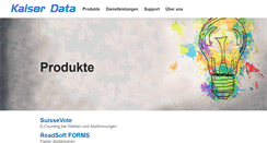 Desktop Screenshot of kaiser.ch