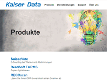 Tablet Screenshot of kaiser.ch