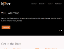 Tablet Screenshot of kaiser.net
